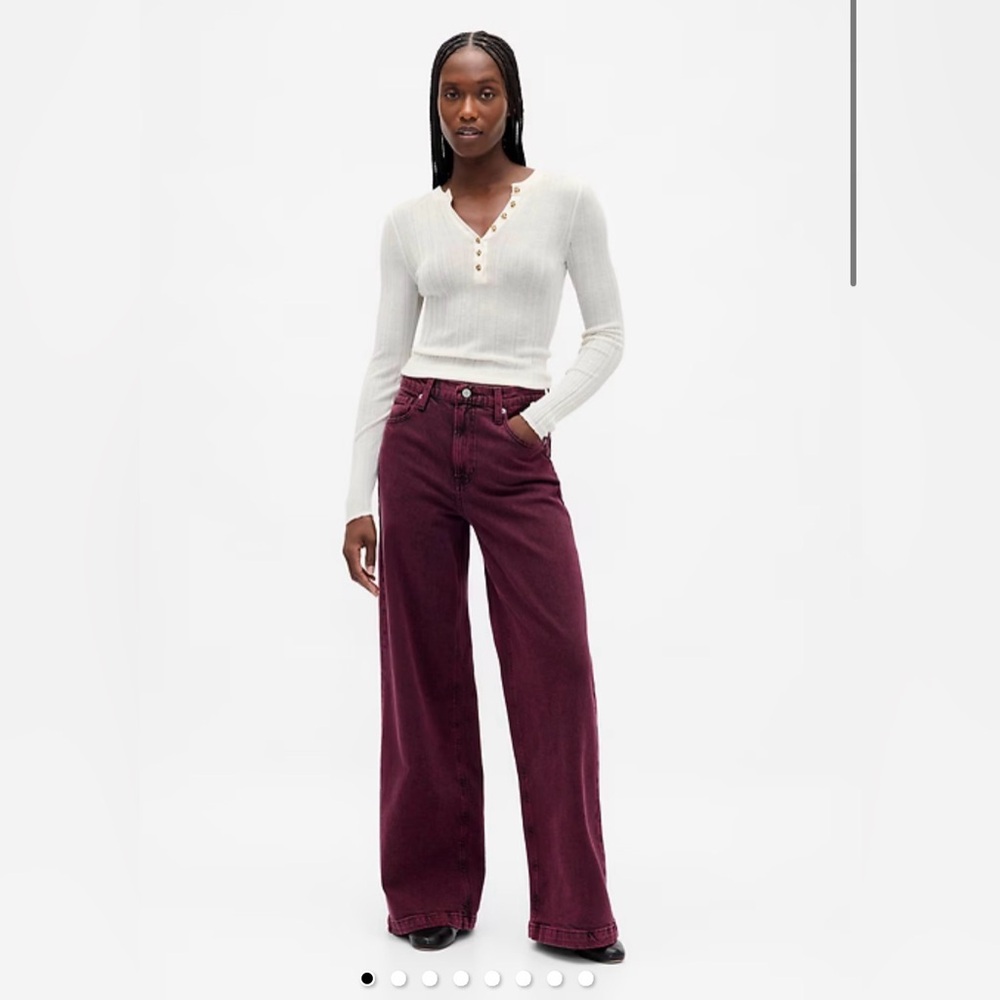 GAP high rise stride jeans